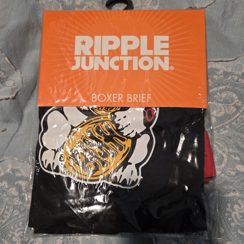 Ripple Junction Black and Red Boxer Briefs